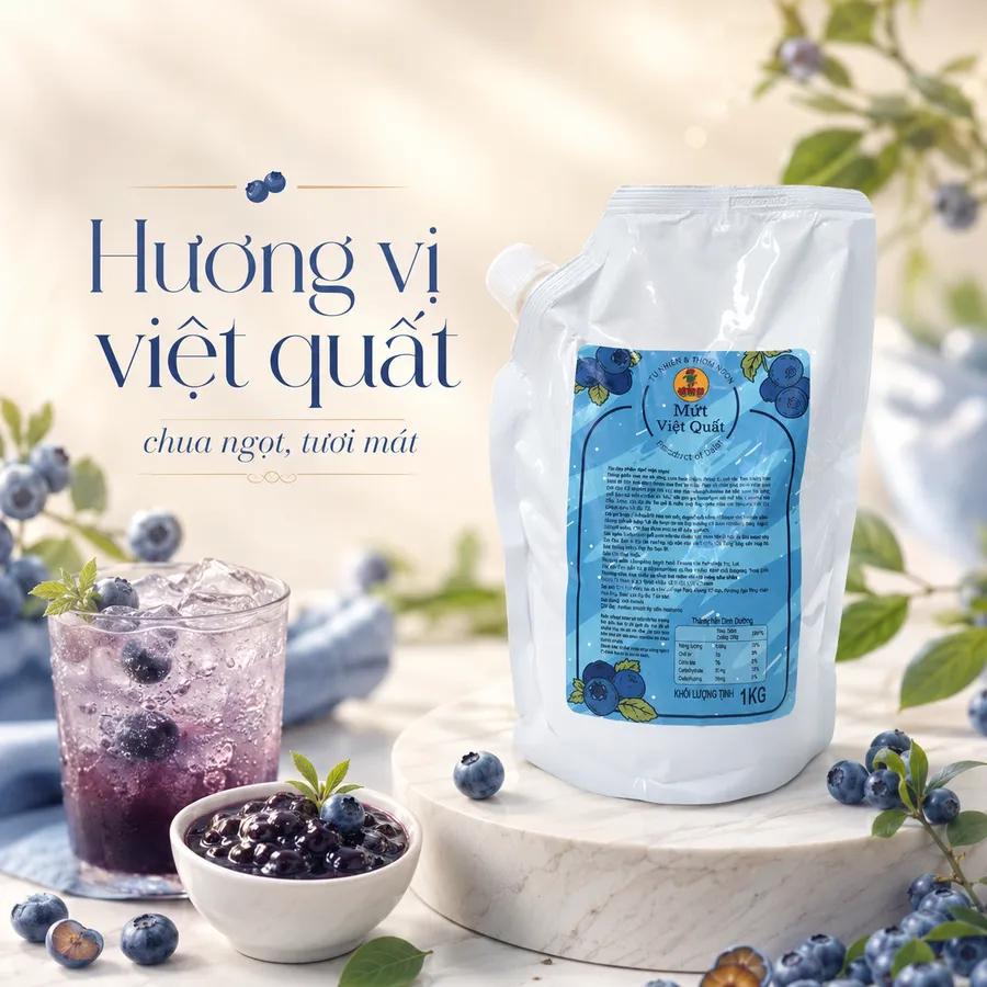 Mứt việt quất Lermao